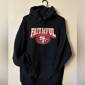 San Francisco 49ers Faithful XL Black Hoodie
